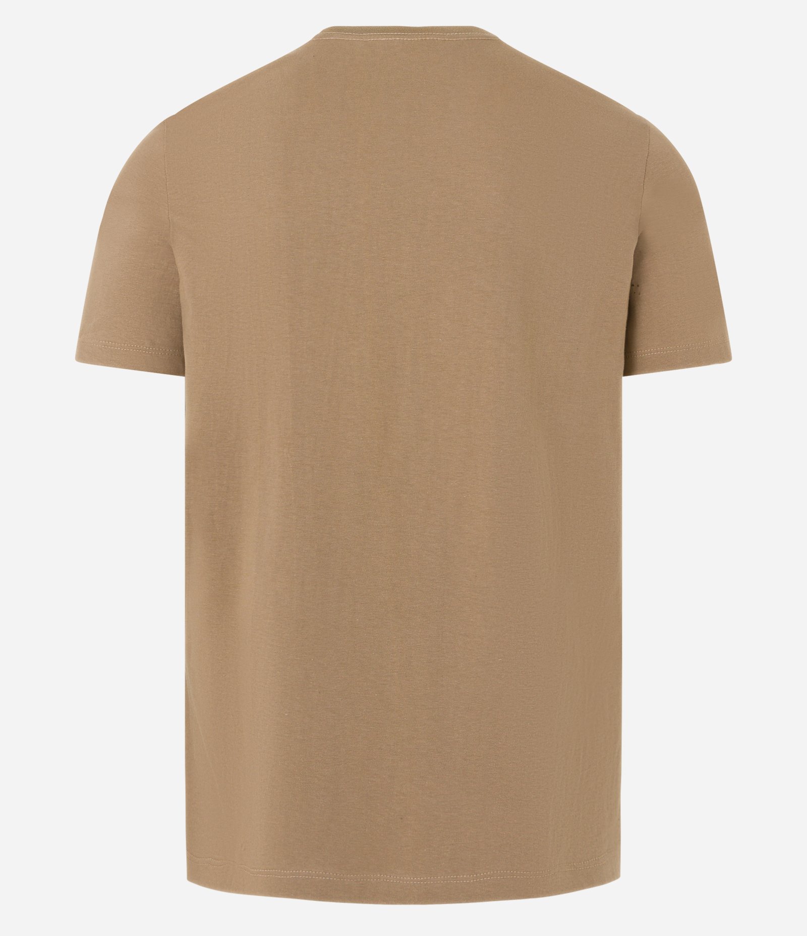 Camiseta Manga Curta com Estampa Geométrica Marrom 6