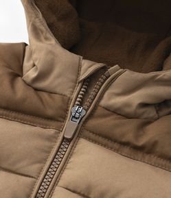 Jaqueta Infantil em Microfibra com Recortes - Tam- 1 a 4 Anos