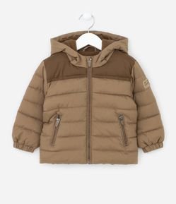 Jaqueta Infantil em Microfibra com Recortes - Tam- 1 a 4 Anos