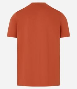 Camiseta Slim em Algodão com Estampa Unquiet em Relevo