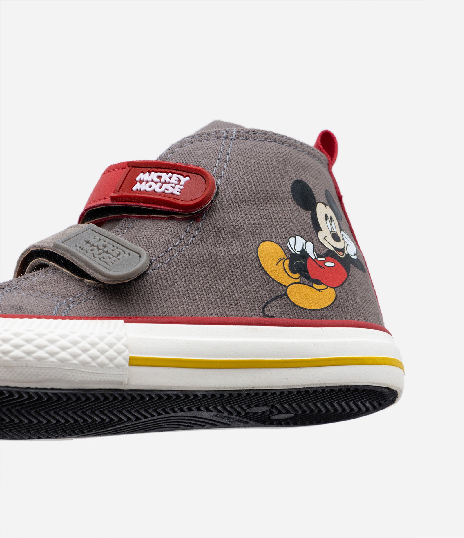 Tênis Botinha Infantil Estampa Mickey com Velcro - Tam 20 ao 27 Cinza 4