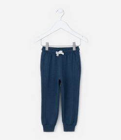 Calça Moletom Infantill com Recortes Laterais - Tam 1 a 5 anos