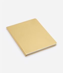 Caderno Metalizado com Tira Elástica
