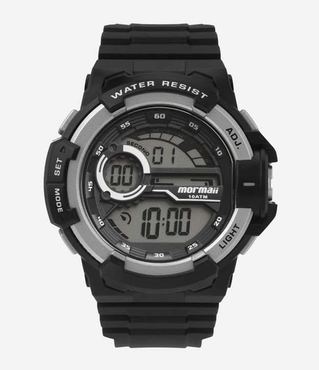 Relógio Mormaii Digital com Pulseira em Silicone e Caixa em Policabonato MO3660AG 8K