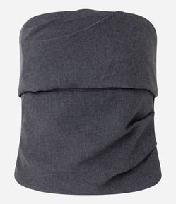 Blusa Tomara que Caia Alfaiatada e com Lastex nas Costas