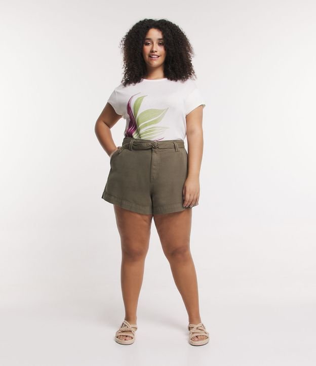 Bermudas e Shorts Plus Size Feminino - Renner