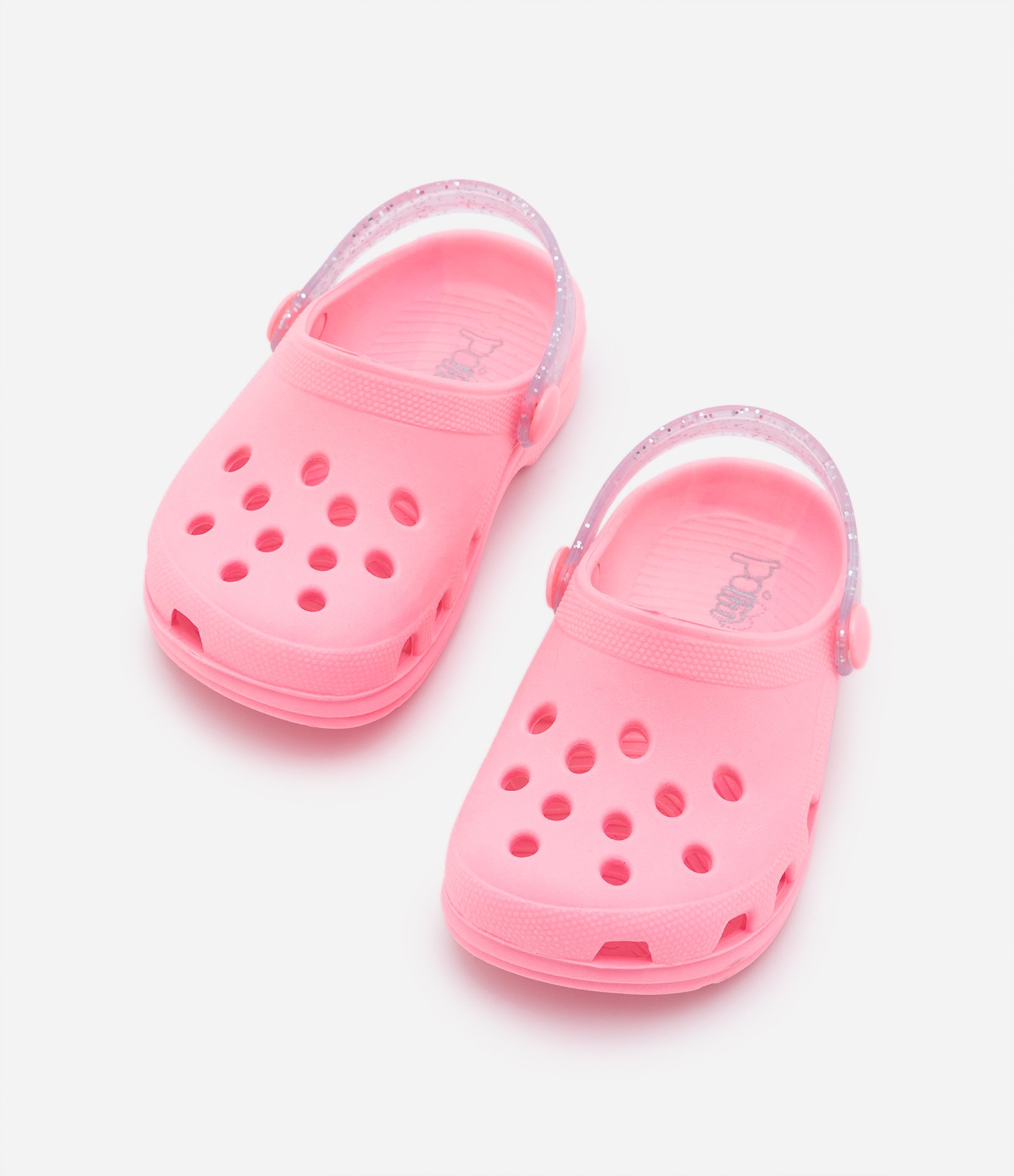 Sandália Babuche Infantil com Tira de Glitter - Tam 20 ao 33 Rosa 4