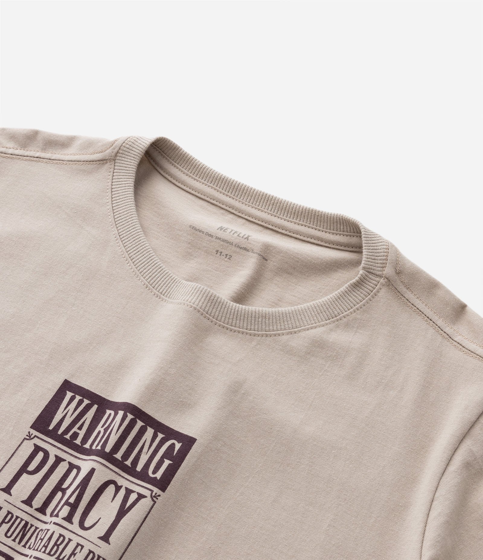 Camiseta Infantil com Estampa do Luffy do One Piece - Tam 5 a 14 anos Bege 5