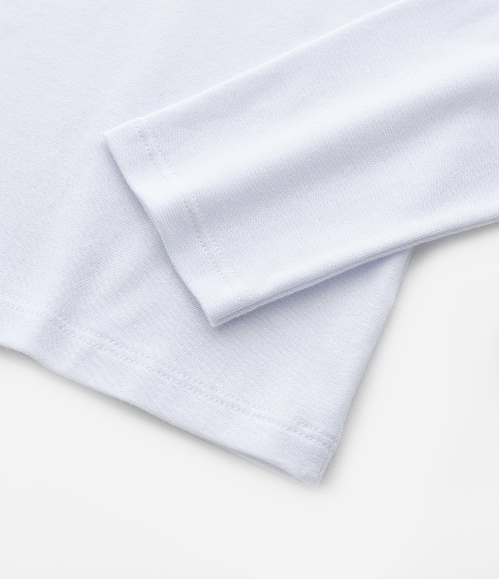 Camiseta Básico Infantil em Cotton - Tam 5 a 14 anos Branco 4