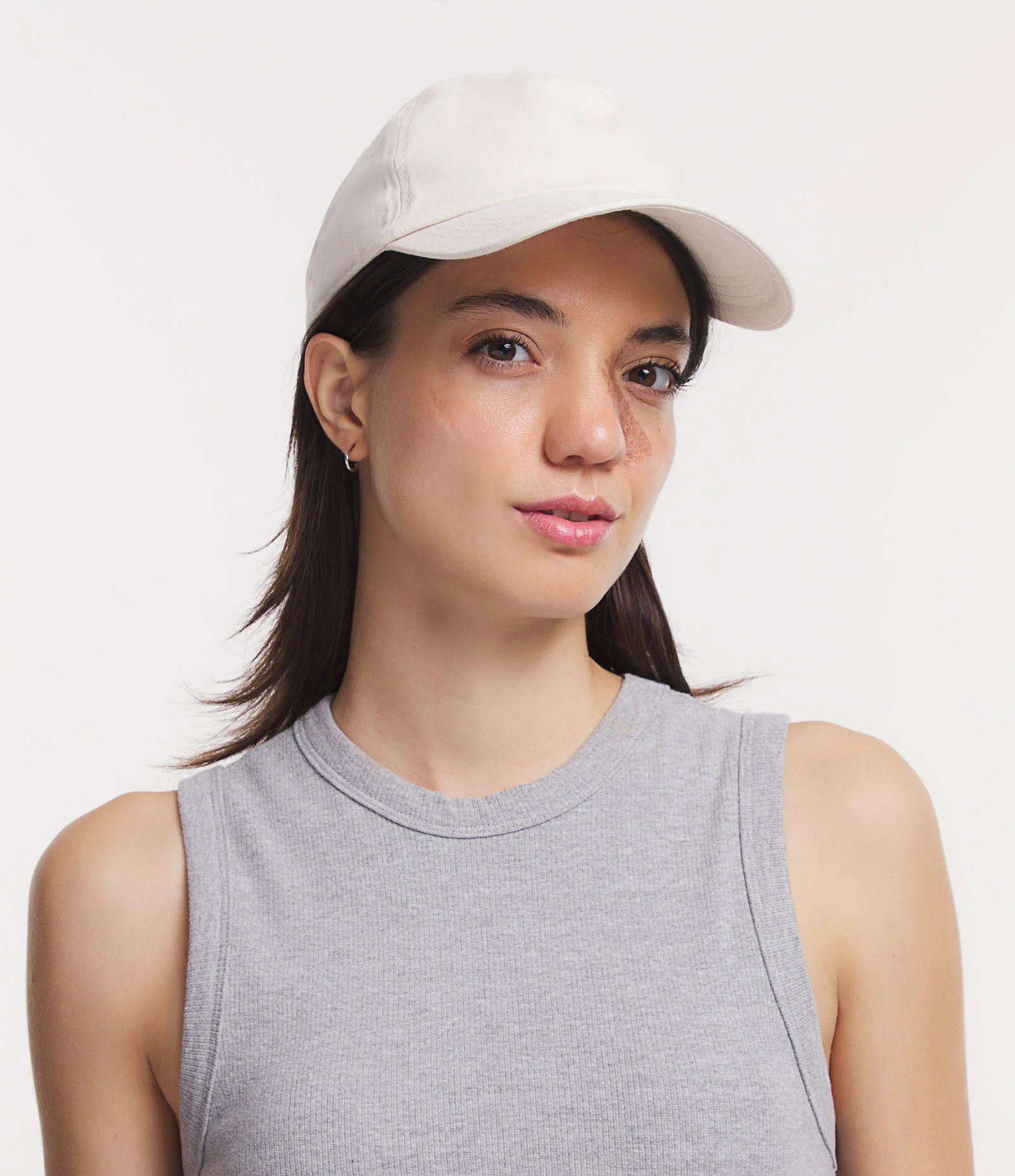 Boné Aba Curva Básico em Algodão Bege 1