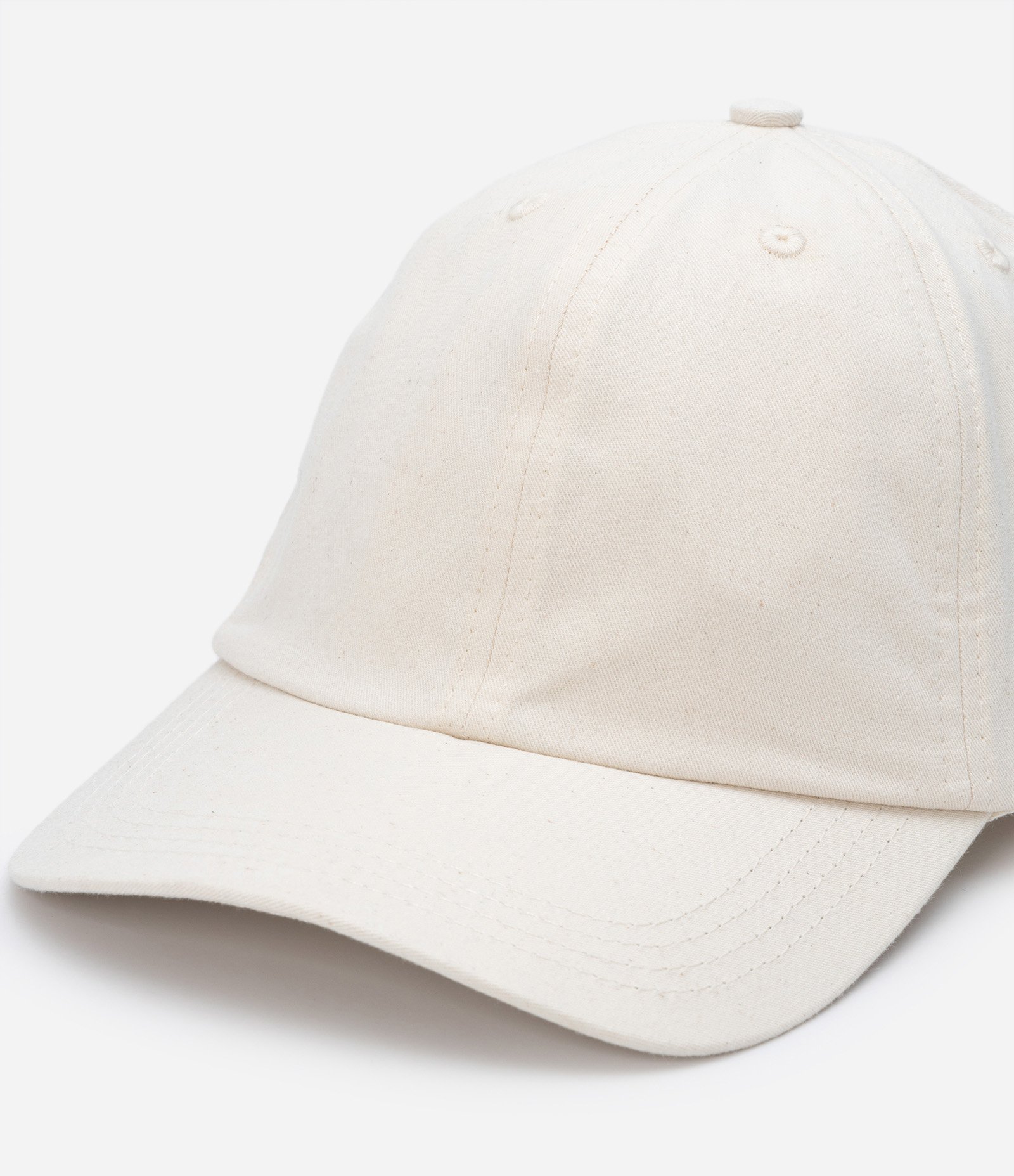 Boné Aba Curva Básico em Algodão Bege 5