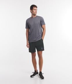 Bermuda Esportiva em Microfibra com Amarração Interna no Cós