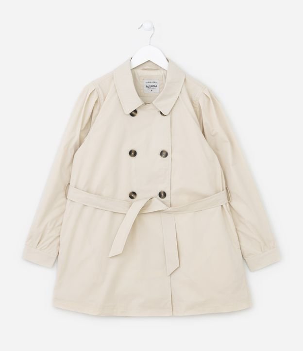 Casaco Trench Coat Infantil - Tam 5 a 14 anos