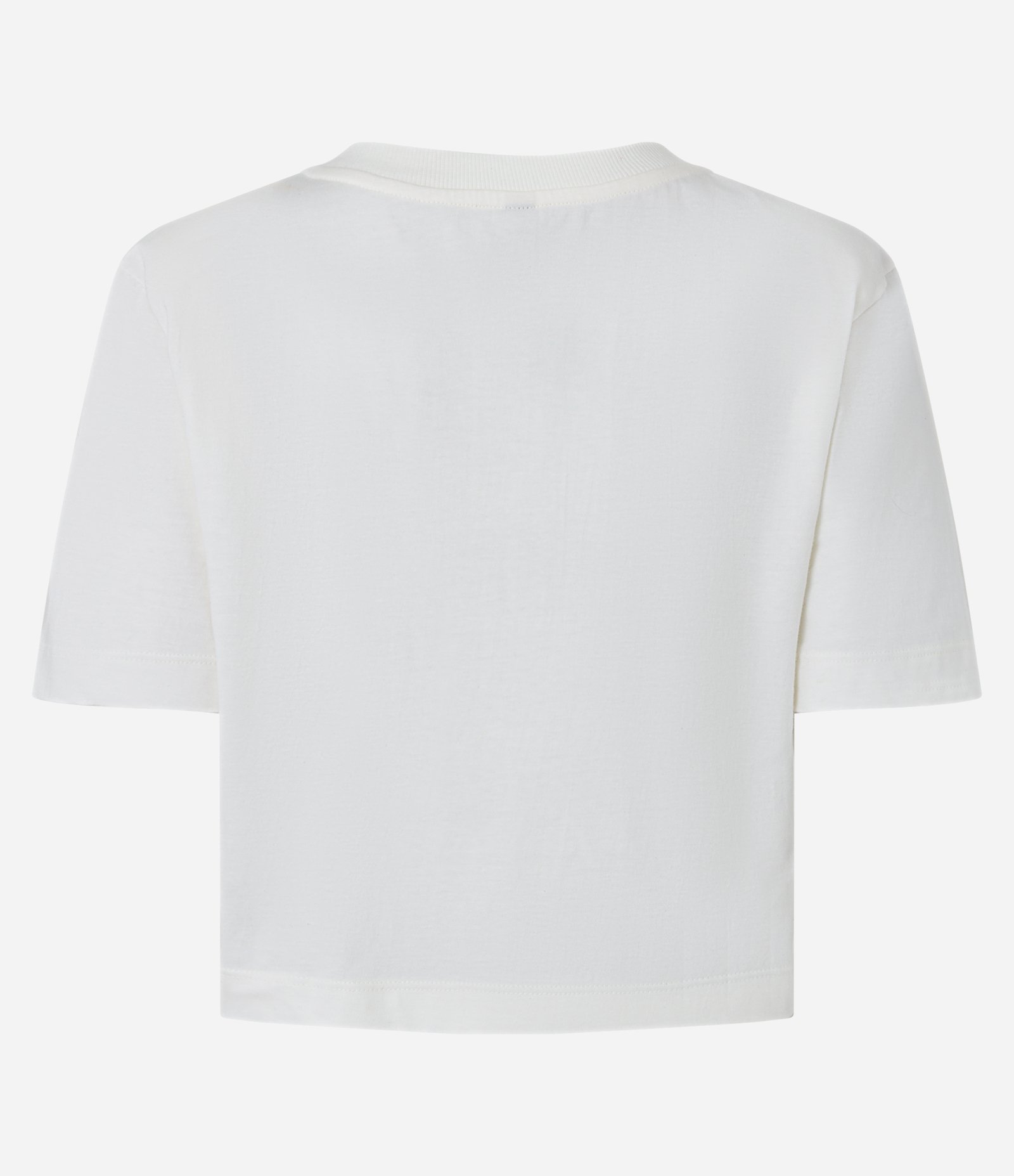 Blusa T-shirt em Meia Malha com Estampa Flor de Caju Branco 6