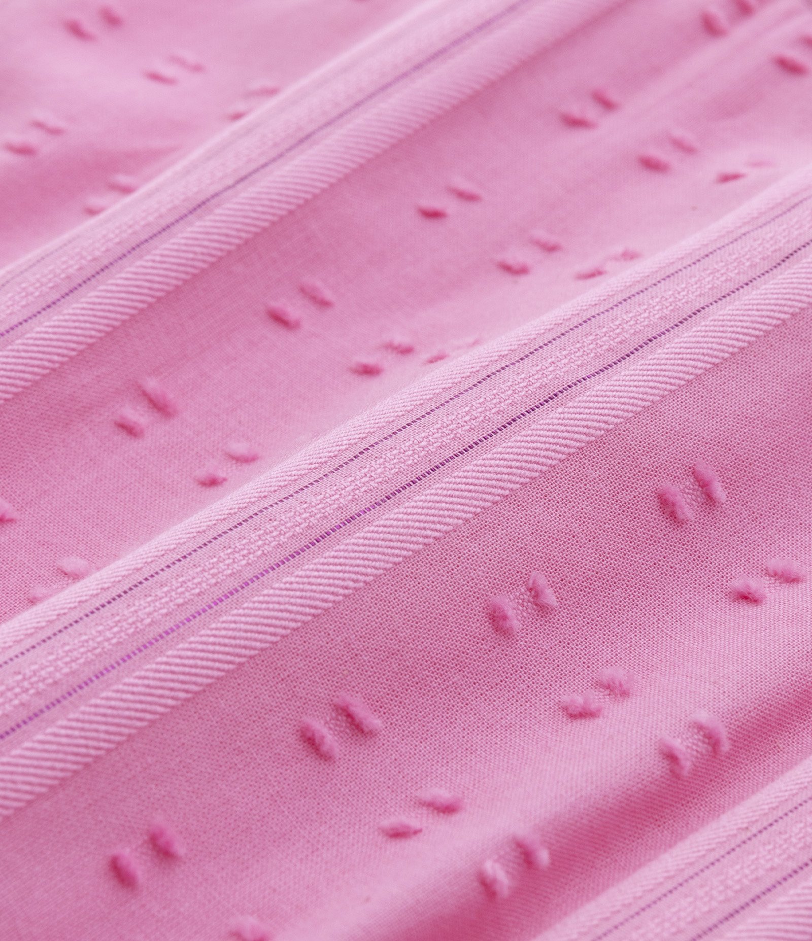 Vestido Infantil em Tricoline Texturizado - Tam 5 a 14 Anos Rosa 3