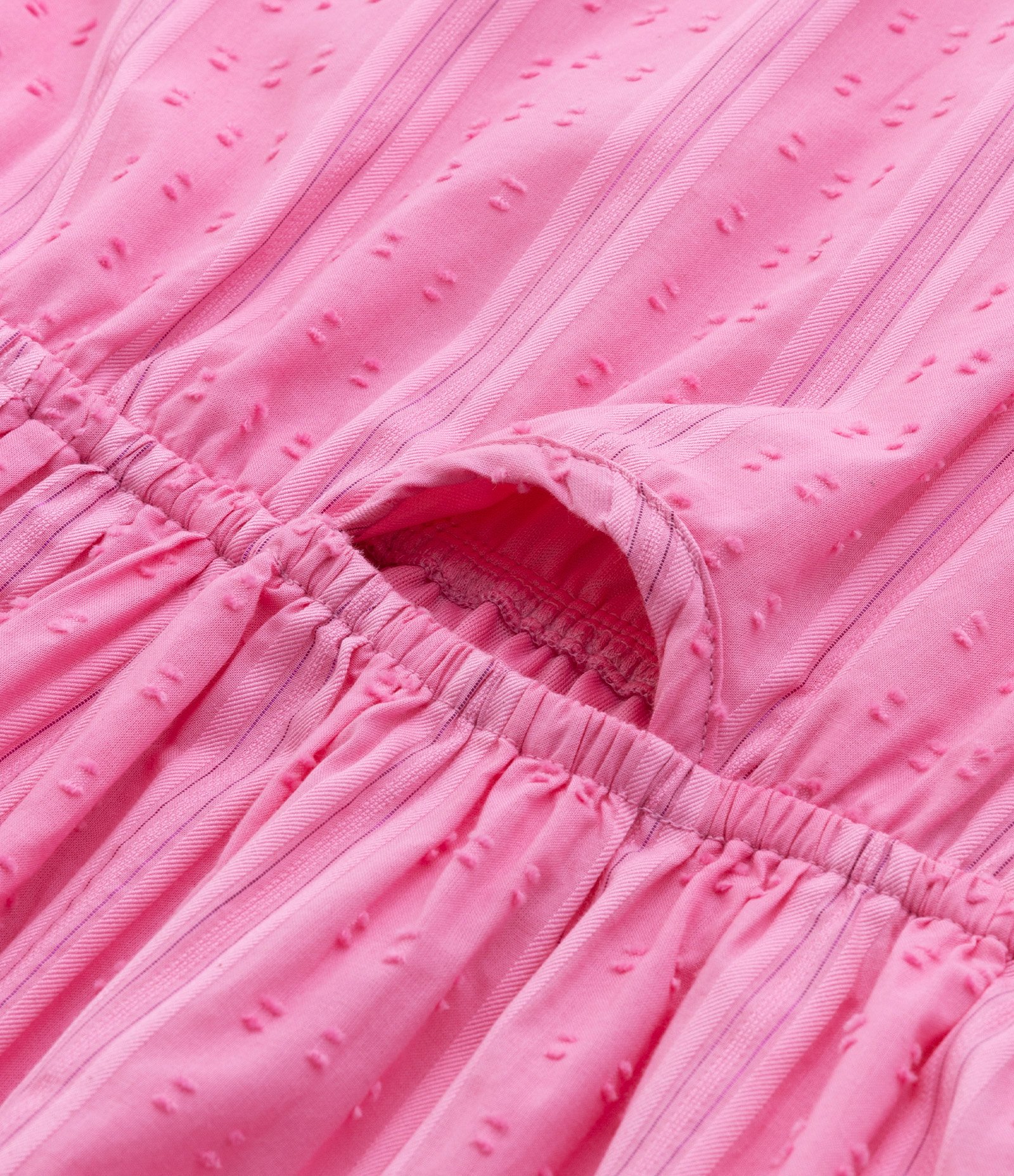 Vestido Infantil em Tricoline Texturizado - Tam 5 a 14 Anos Rosa 4