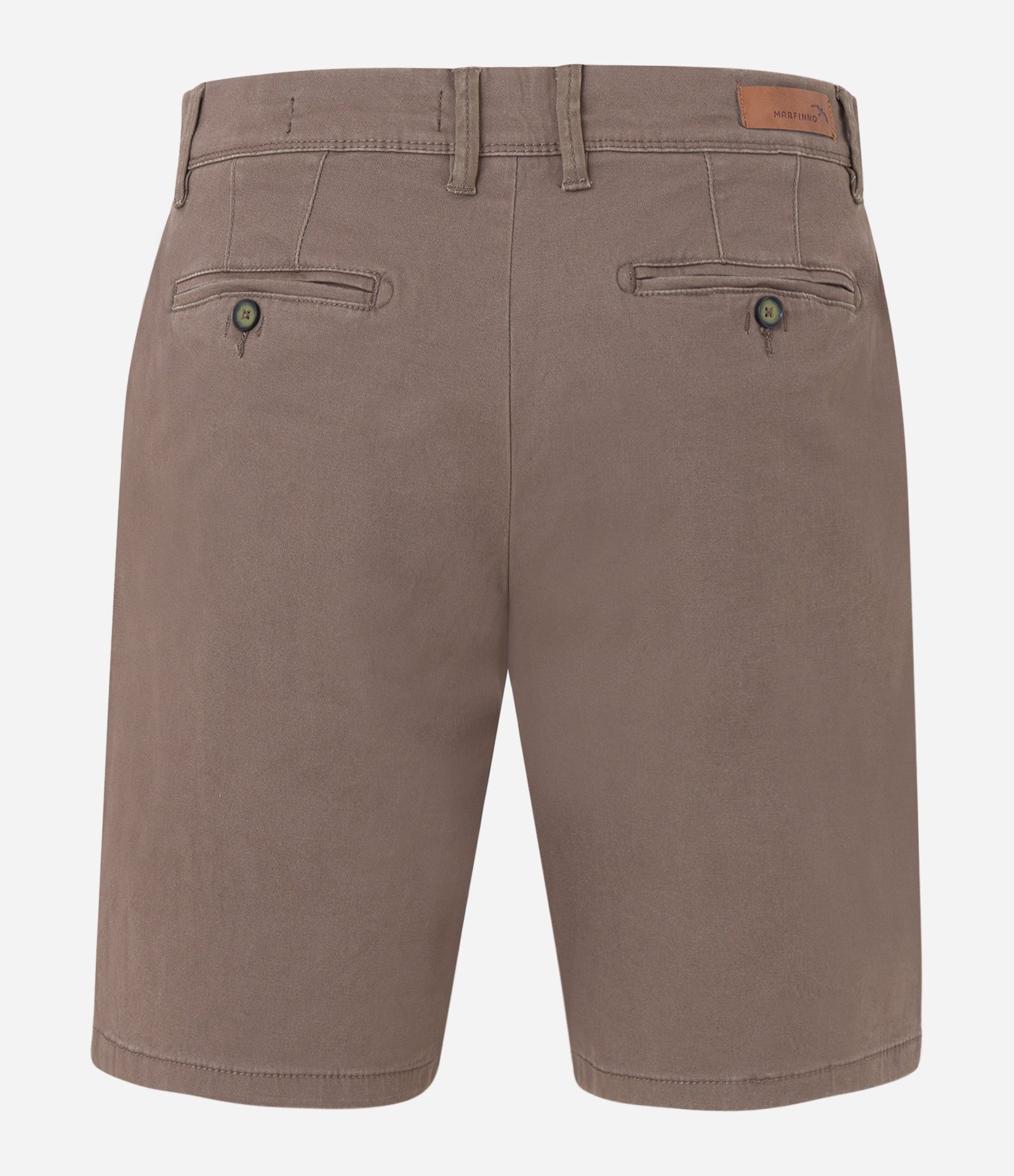Bermuda Slim em Sarja com Elastano Marrom Escuro 6