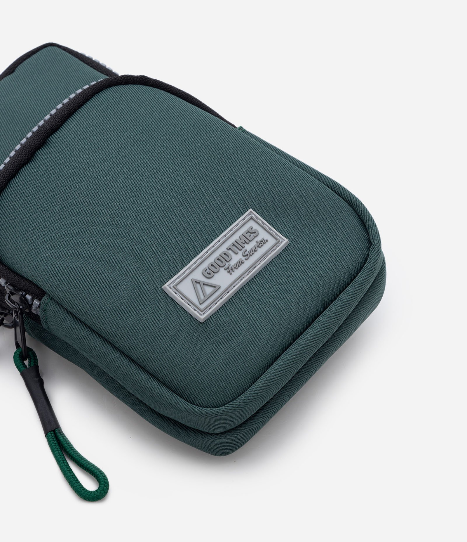 Bolsa Transversal Infantil com Viés Contrastante Verde 4