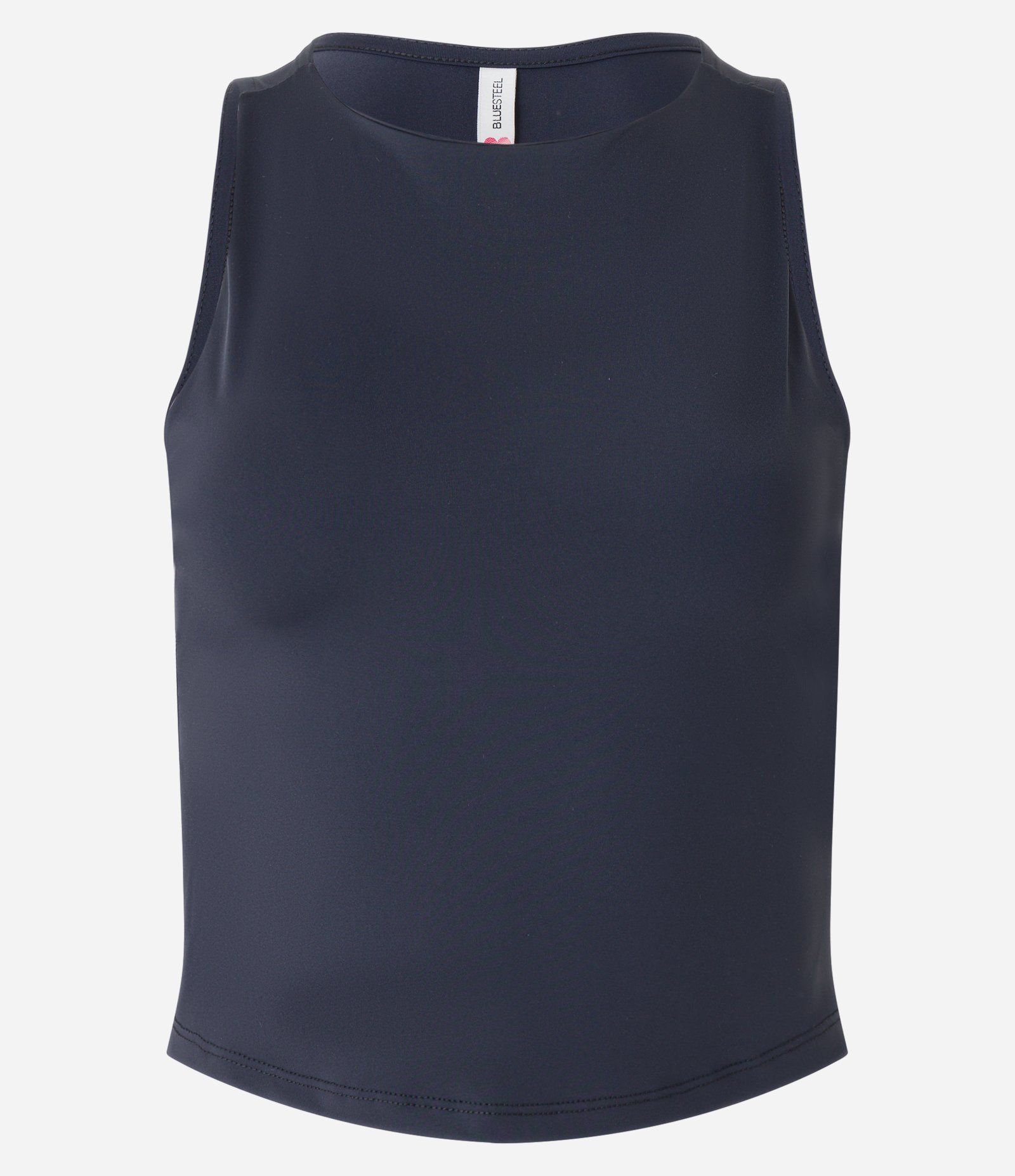 Blusa sem Manga em Microfibra com Decote Halter Preto 5