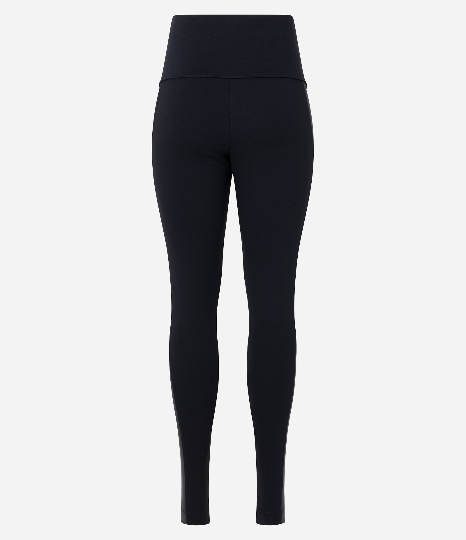 Calça Legging em Ponto Roma com Detalhe Lateral em Cirre Preto 6