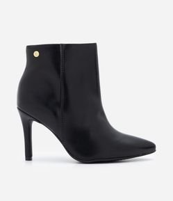 Bota Cano Curto com Bico e Salto Fino Vizzano