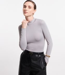 Body Básico em Poliamida com Golinha Alta