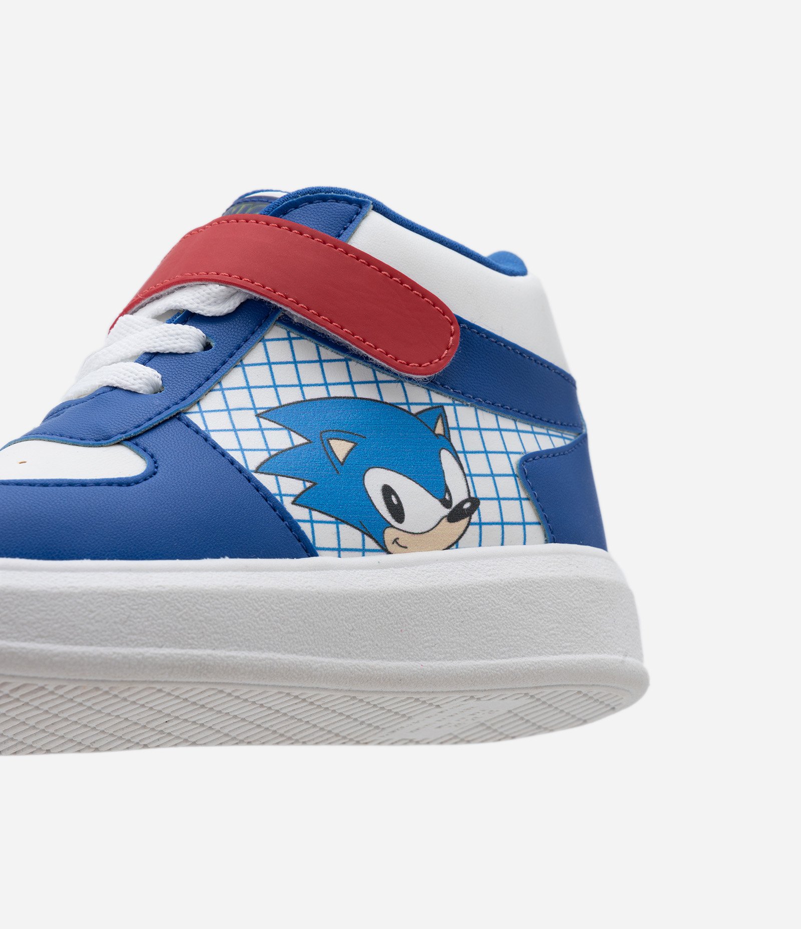Tênis Botinha Infantil com Velcro e Estampa do Sonic - Tam 22 ao 30 Azul 4