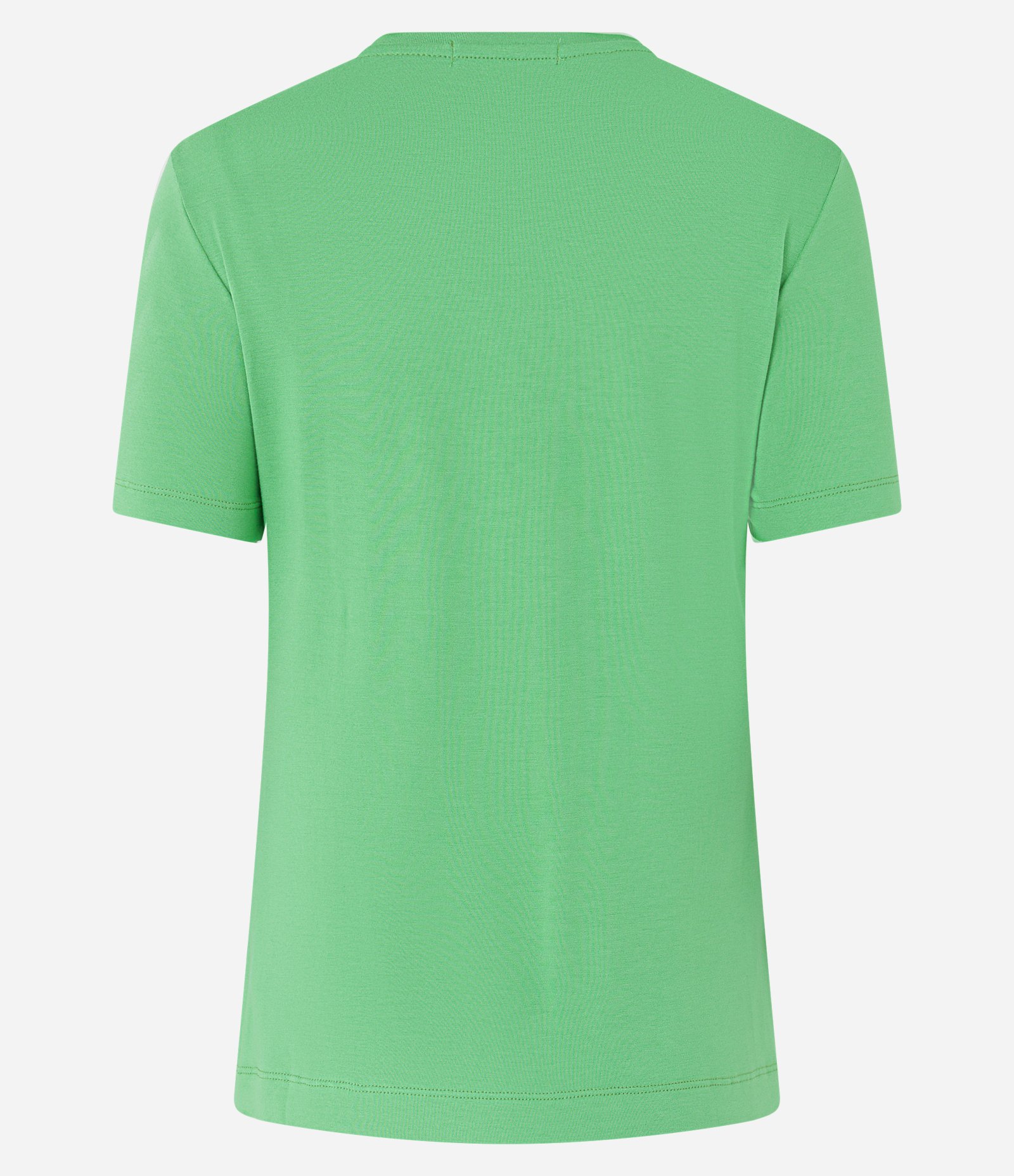 Blusa Básica em Viscose com Decote V Verde 6
