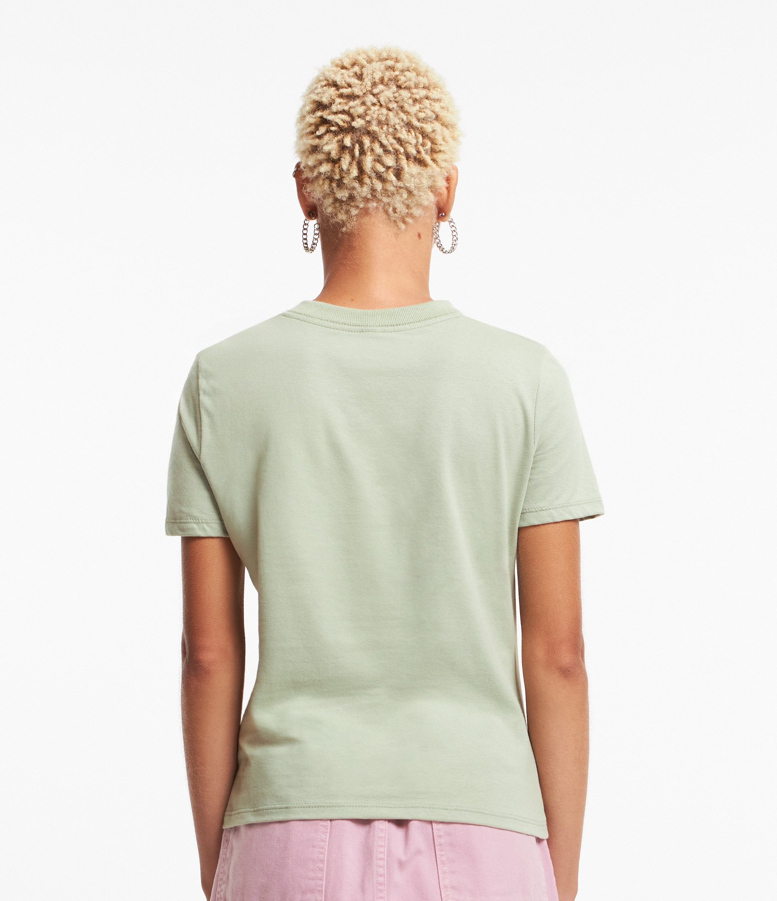 Blusa Baby Look em Meia Malha com Estampa Califórnia Verde 4