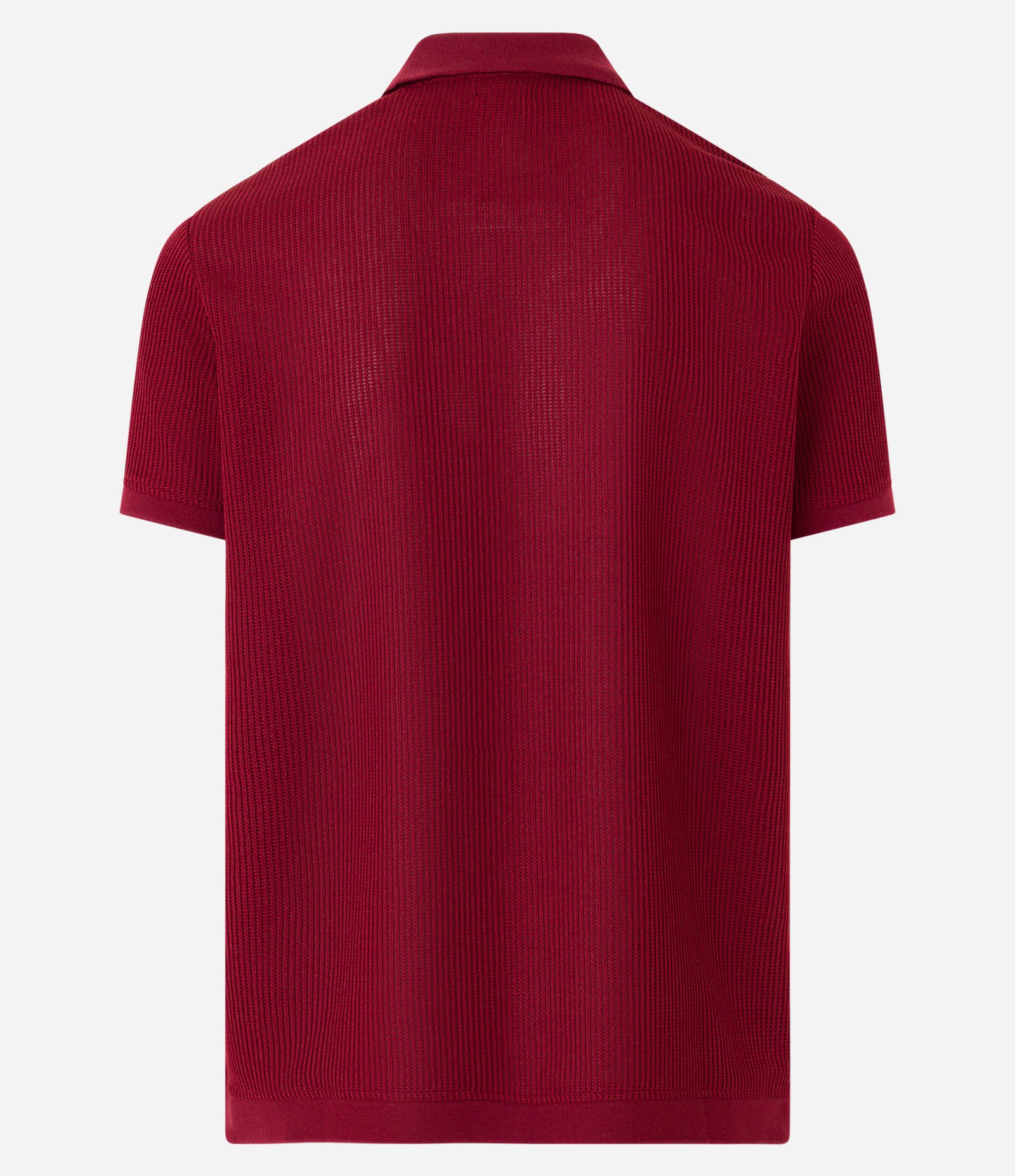 Camisa Polo com Gola Lapela sem Botão e Textura Canelada 6