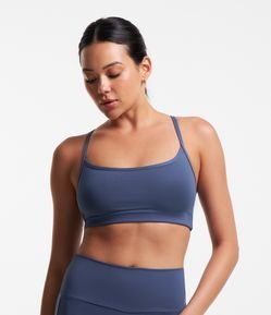 Top Nadador Esportivo em Poliamida com Alça Fina