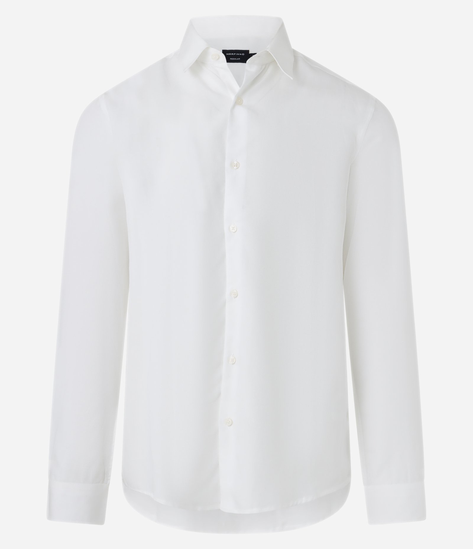 Camisa em Liocel com Linho e Abotoamento Frontal Branco 5