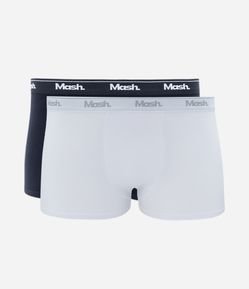 Kit 02 Cuecas em Algodão com Lettering Mash