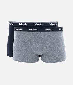 Kit 02 Cuecas em Algodão com Lettering Mash