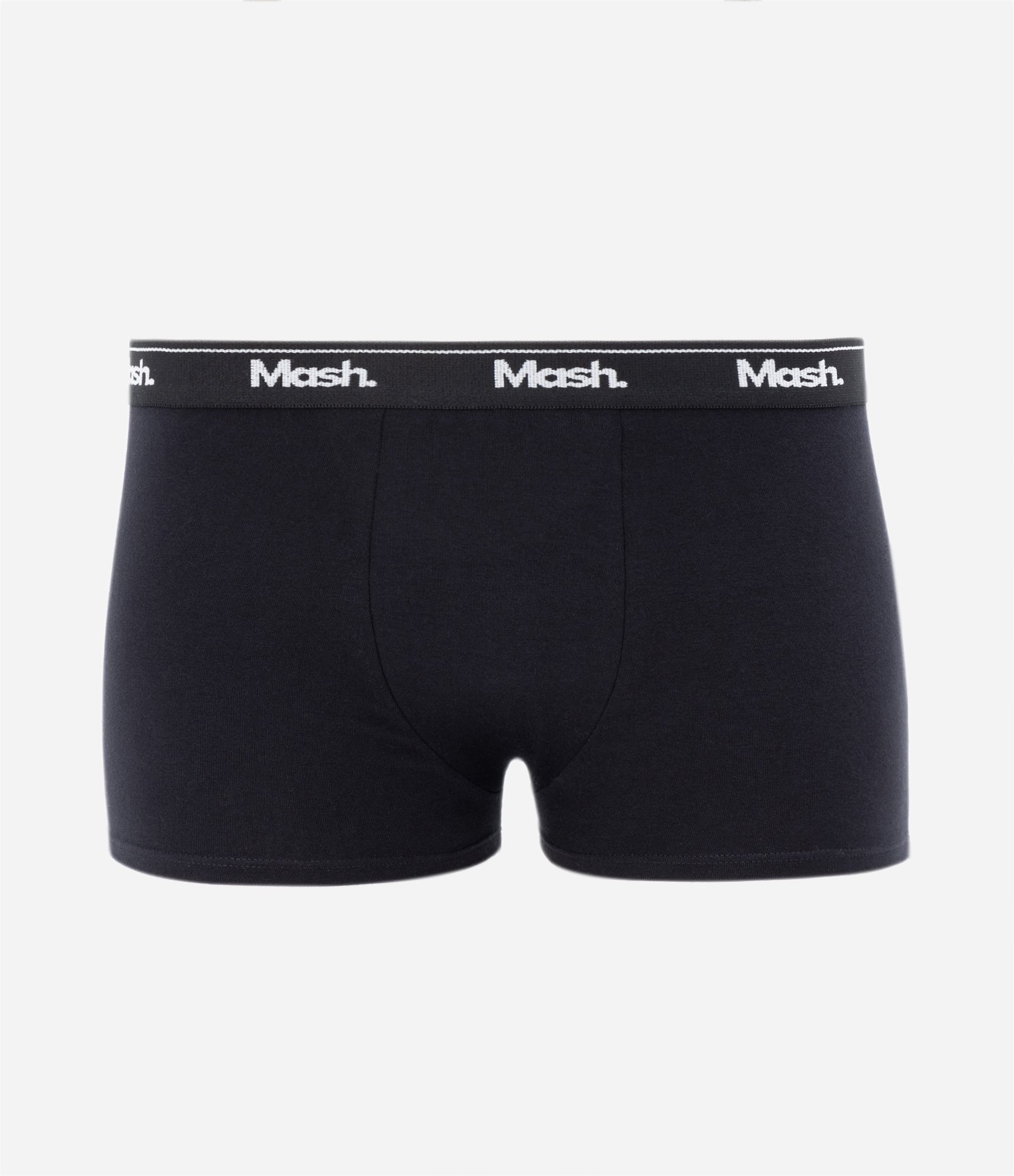 Kit 02 Cuecas em Algodão com Lettering Mash Azul Escuro/Preto 3