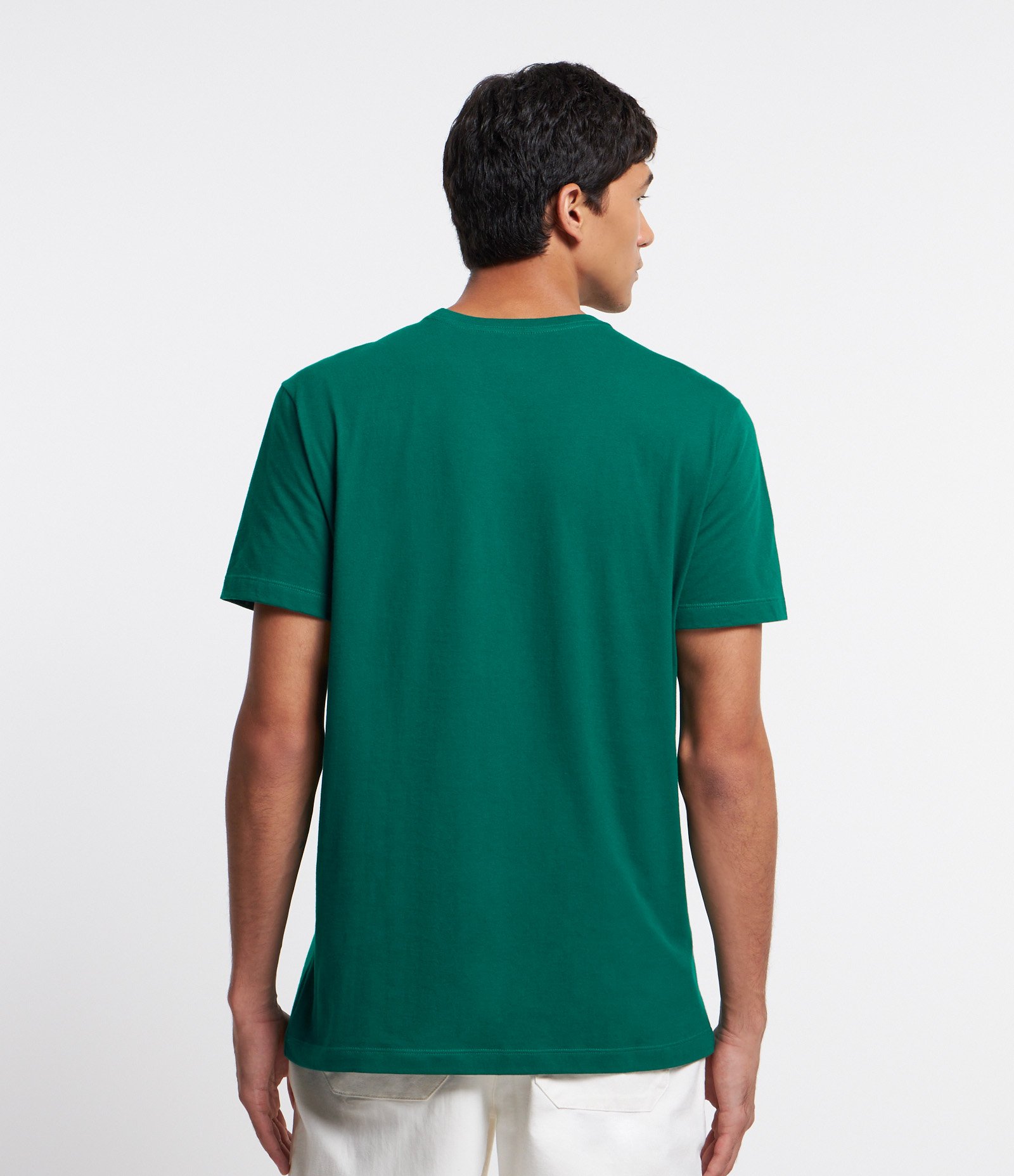 Camiseta em Algodão com Lettering Sea La Vie Verde 4