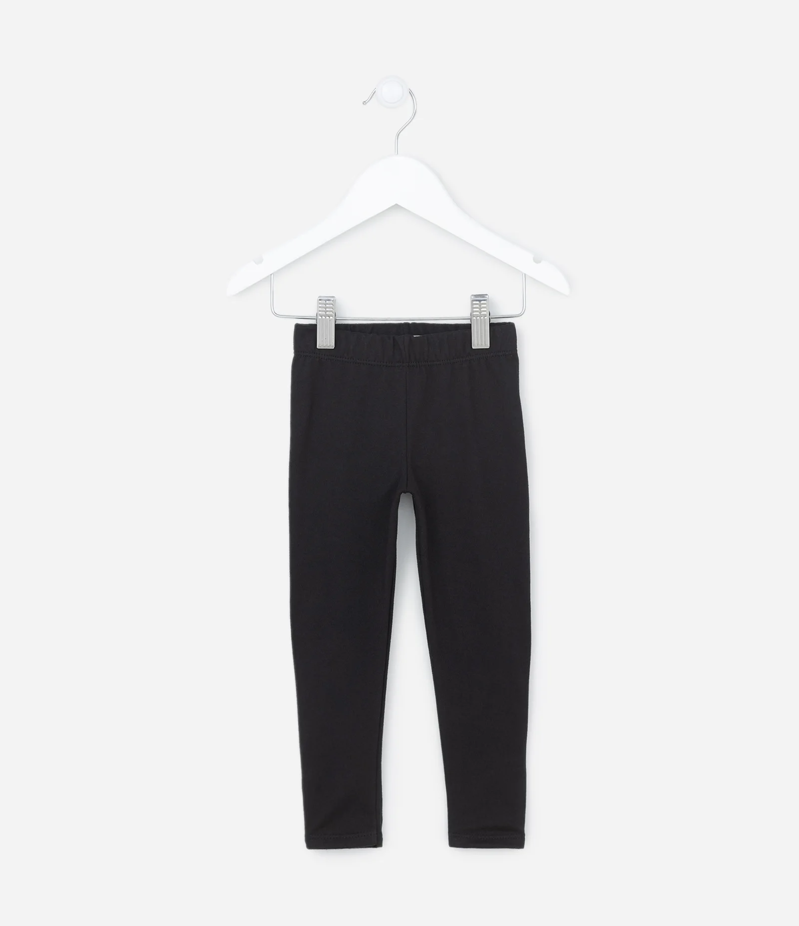 Calça Legging Infantil em Malha Térmica - Tam 1 a 5 Anos Preto 1