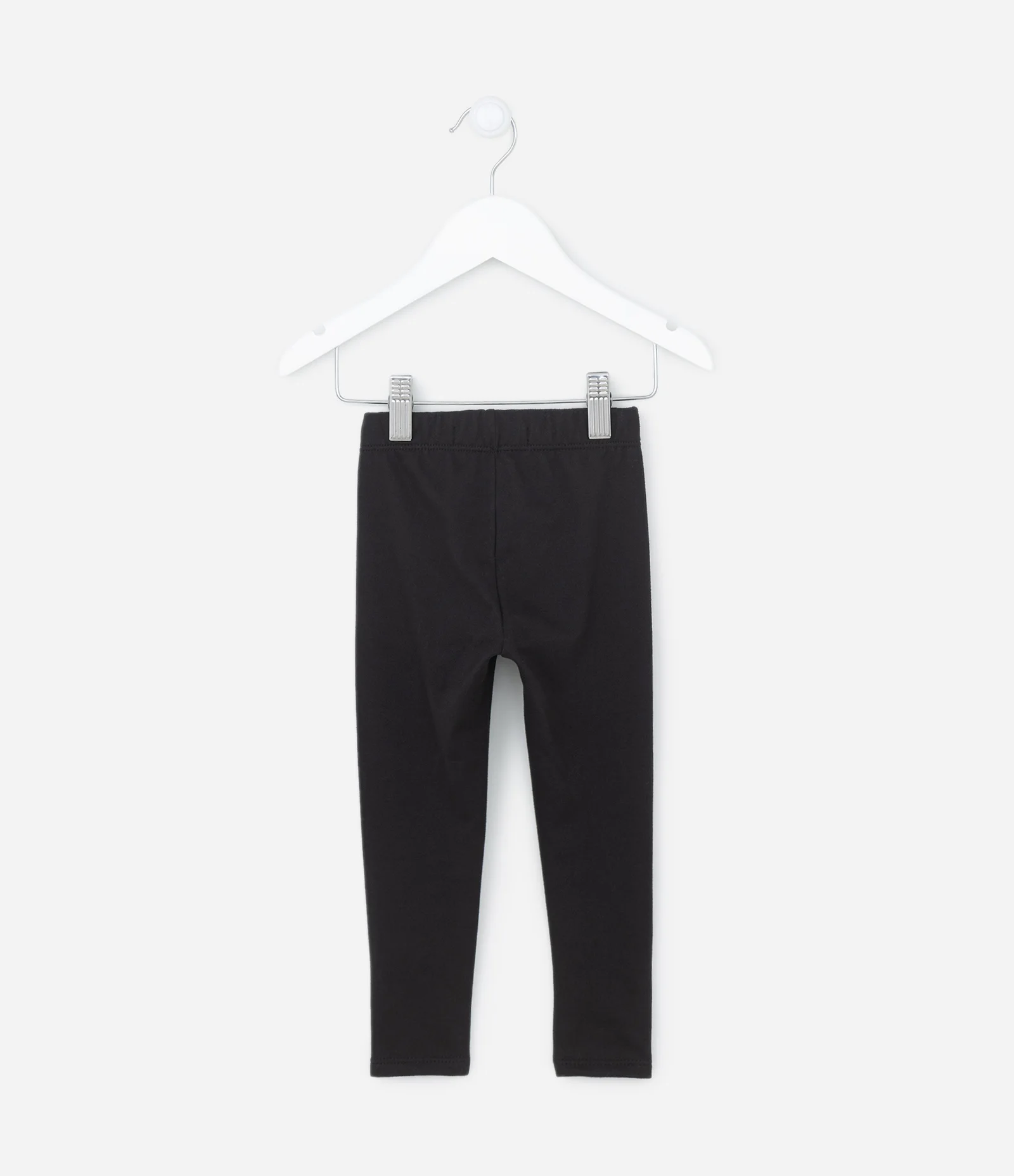 Calça Legging Infantil em Malha Térmica - Tam 1 a 5 Anos Preto 2