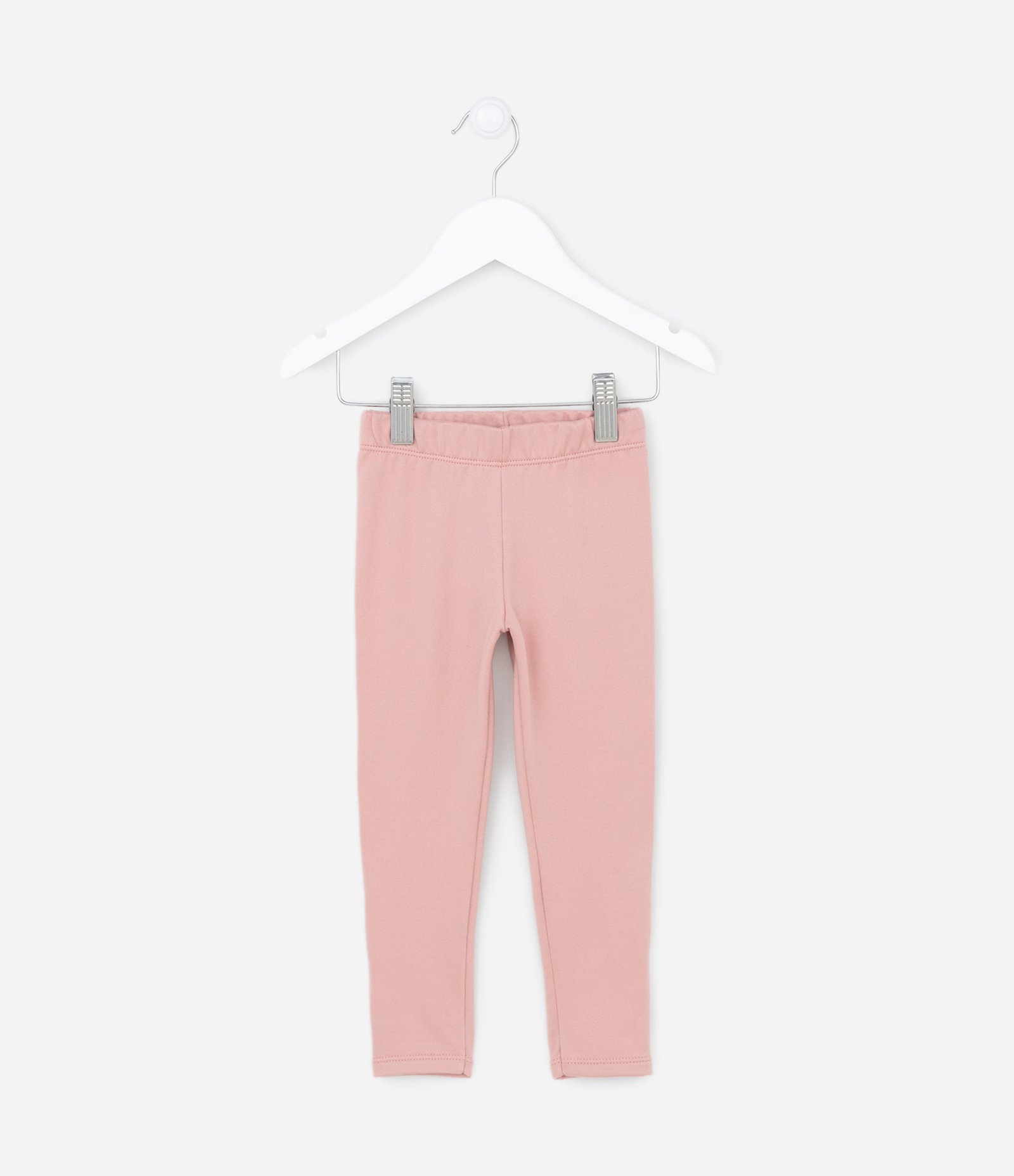 Calça Legging Infantil em Malha Térmica - Tam 1 a 5 Anos Rosa 1