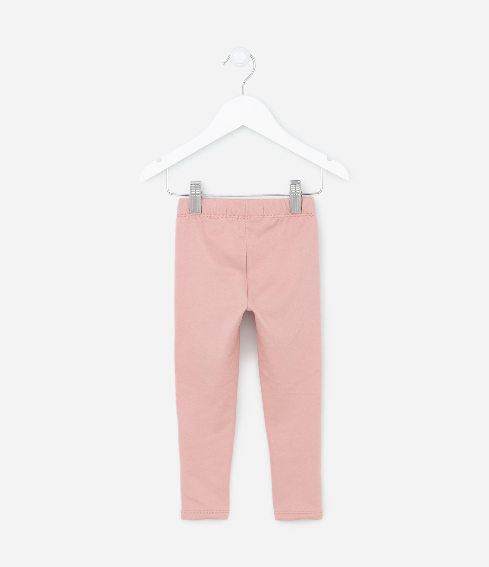 Calça Legging Infantil em Malha Térmica - Tam 1 a 5 Anos Rosa 2