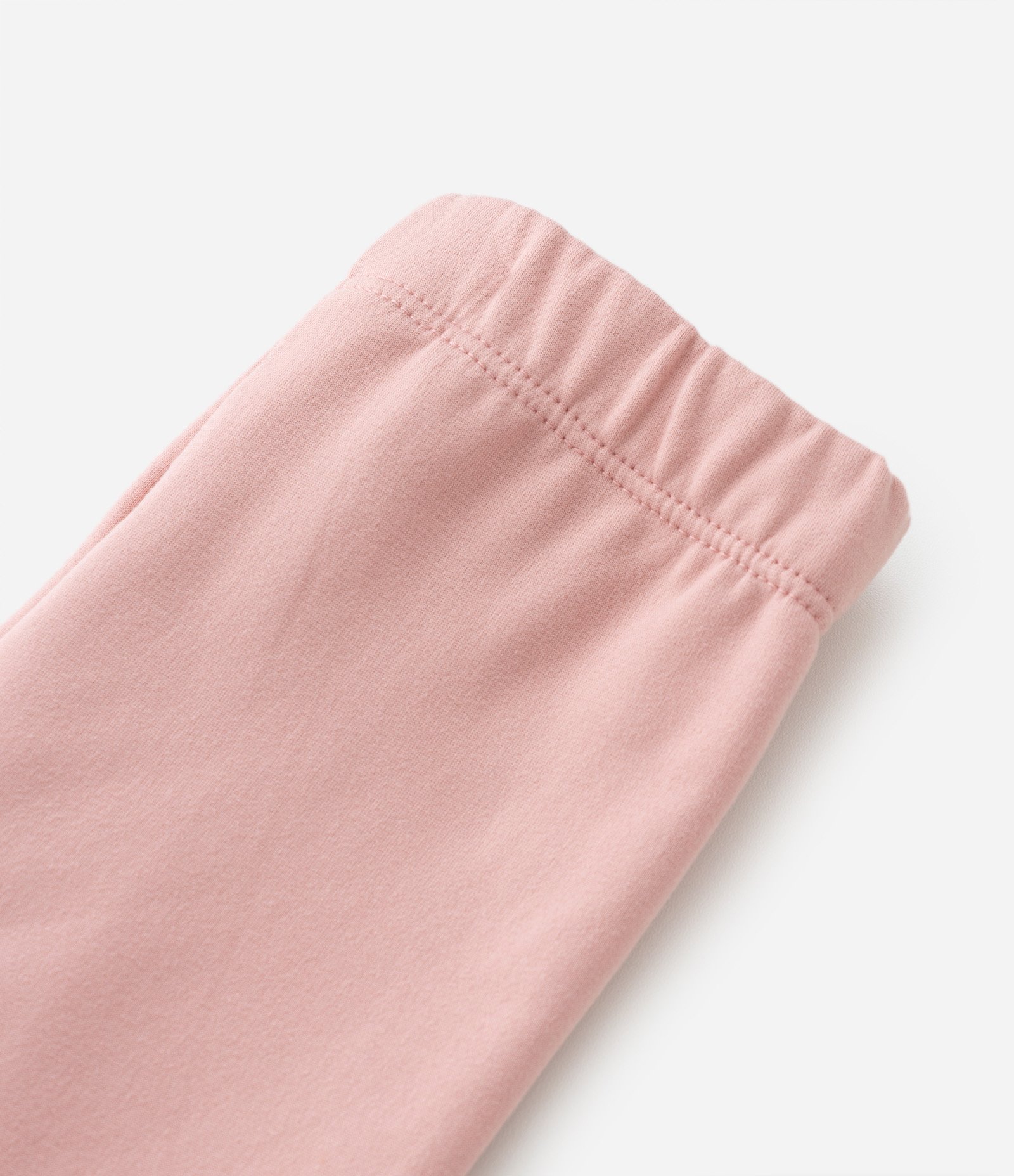 Calça Legging Infantil em Malha Térmica - Tam 1 a 5 Anos Rosa 4