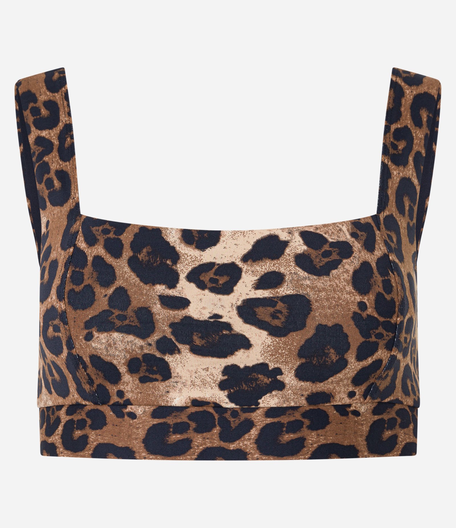 Top Esportivo em Poliamida com Estampa Onça Marrom 5