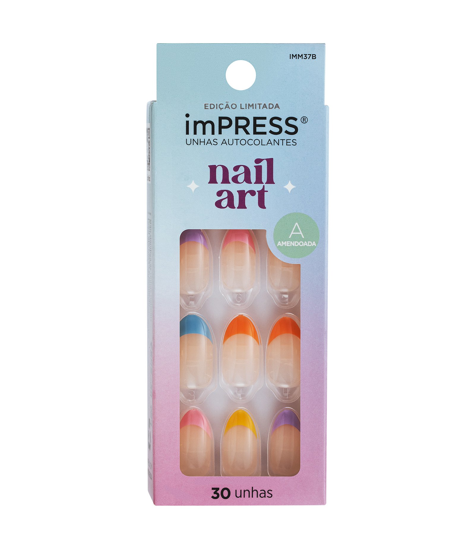 Unhas Postiças Impress Kiss New York Nail Art Kiss Younge Love 1