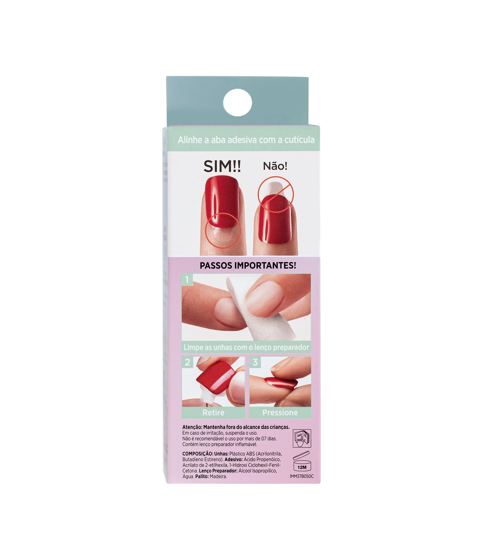 Unhas Postiças Impress Kiss New York Nail Art Kiss Younge Love 3
