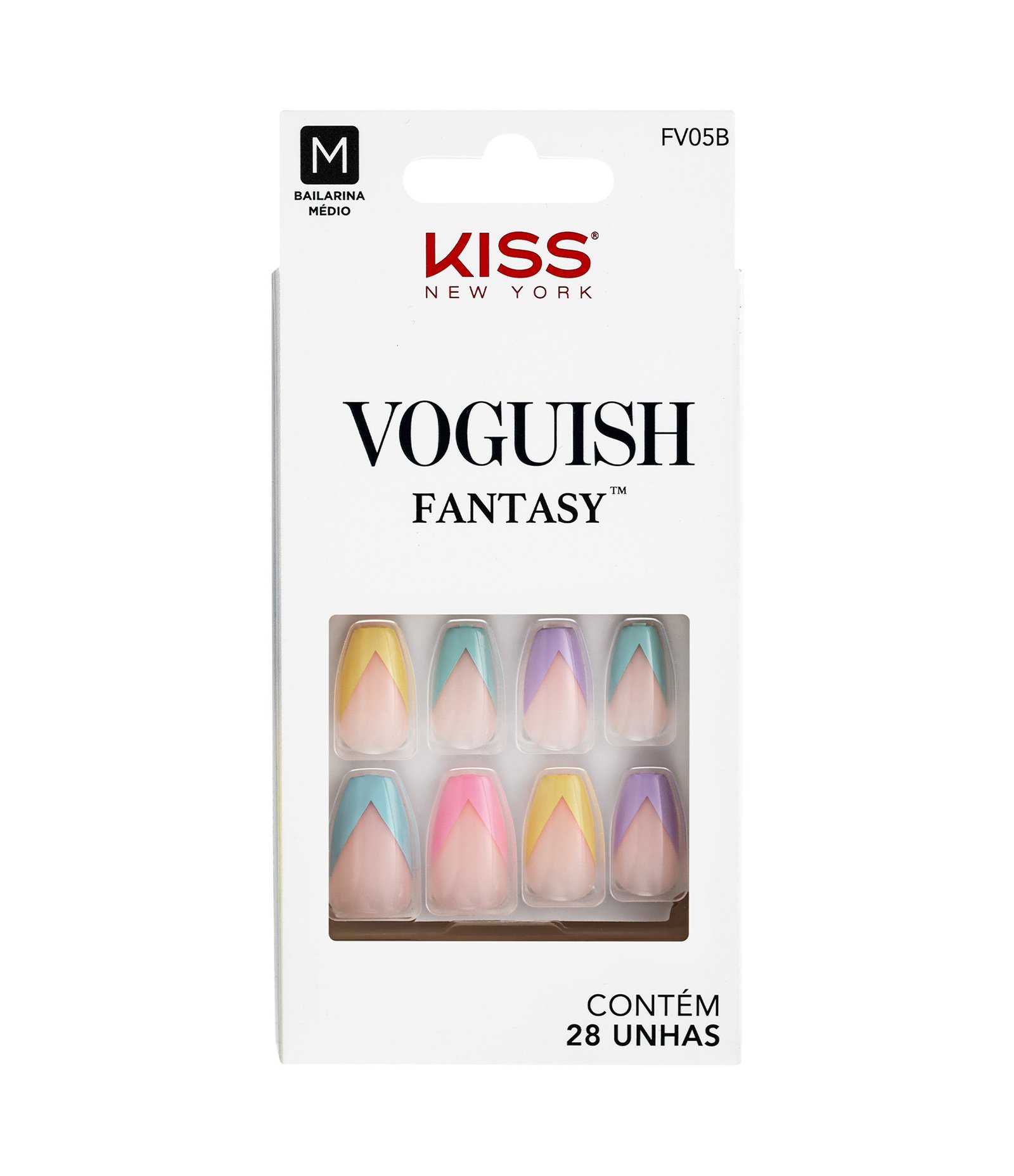 Unhas Postiças Kiss New York Voguish Fantasy Kiss Disco Ball 1