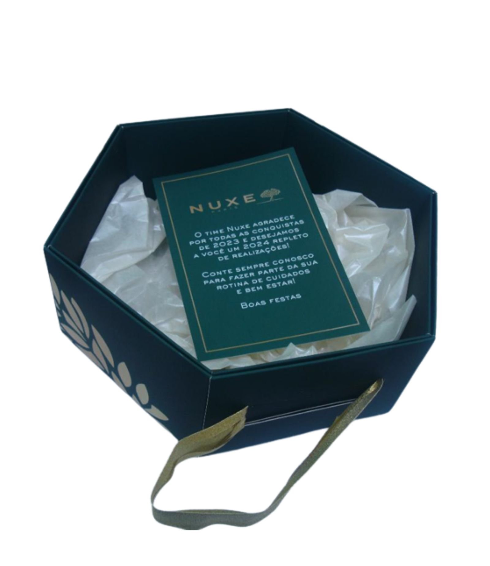Brinde Kit Caixa de Presente + Cartao Ecom Nuxe Natal 2023 U 2