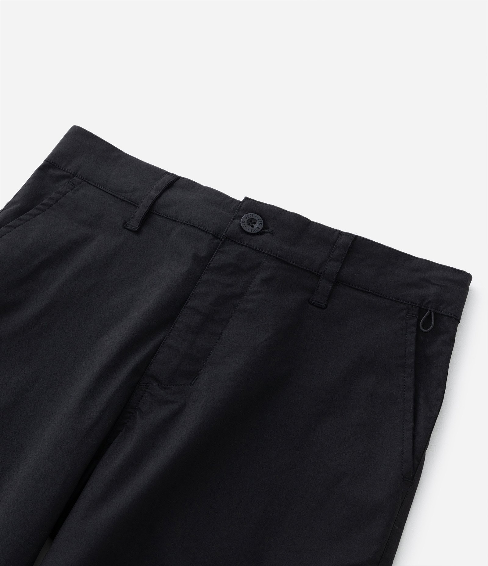 Bermuda Infantil em Sarja com Bolsinhos - Tam 5 a 14 Anos Preto 5