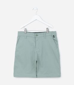 Bermuda Infantil em Sarja com Bolsinhos - Tam 5 a 14 Anos