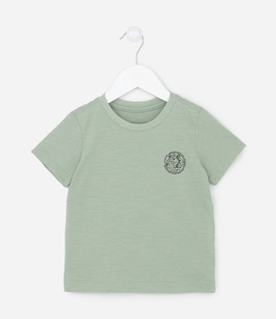 Camiseta Manga Curta Infantil com Estampa Camping - Tam 1 a 5 anos Menor preço em Camiseta Manga Curta Infantil com Estampa Camping - Tam 1 a 5 anos