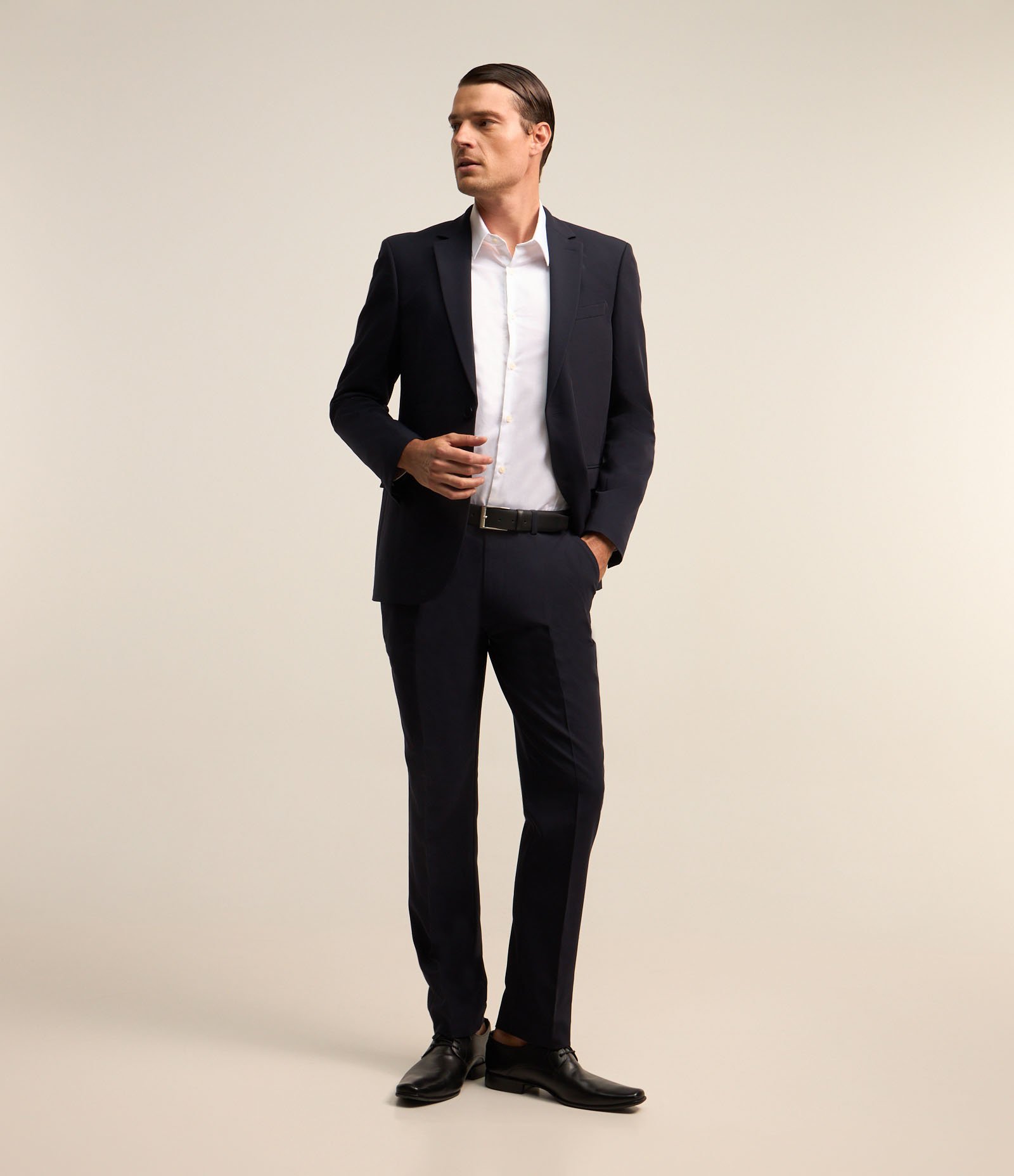 Calça em Tricoline com Elastano Preto 1
